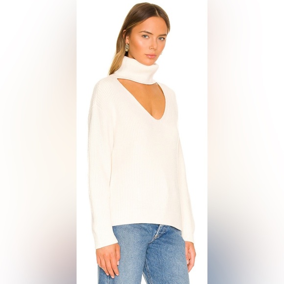 REVOLVE Lovers and Friends Tove Sweater in Ivory - Picture 3 of 5